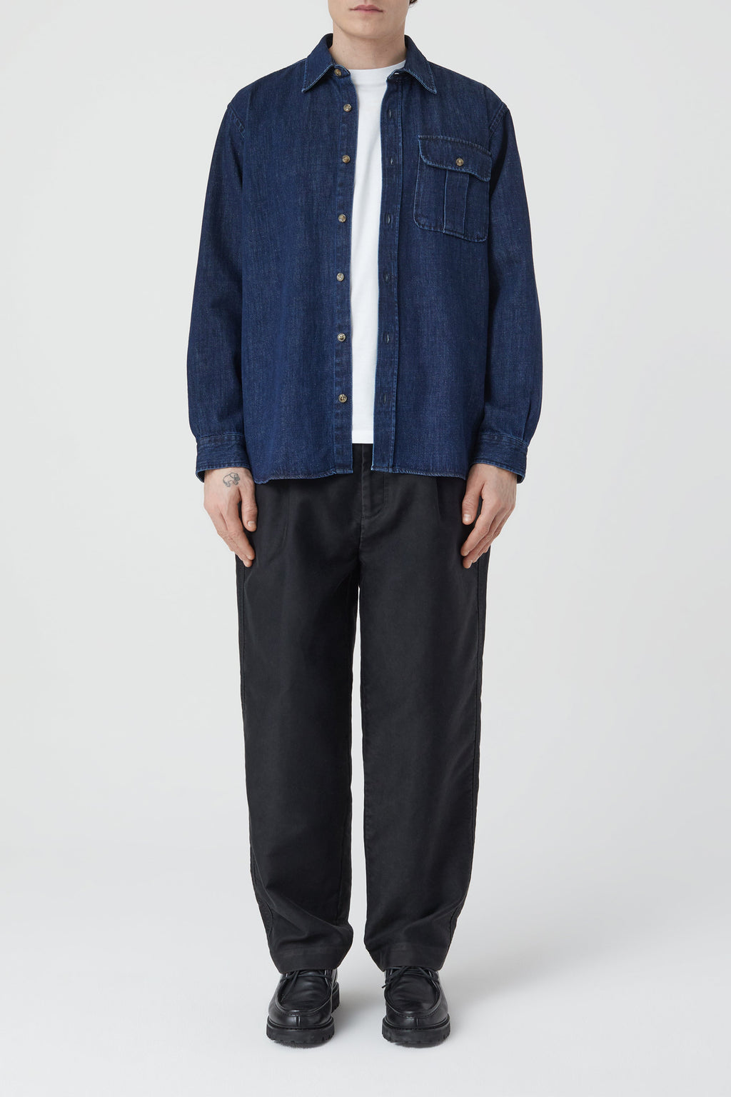 DENIM SHIRT SHIRTS