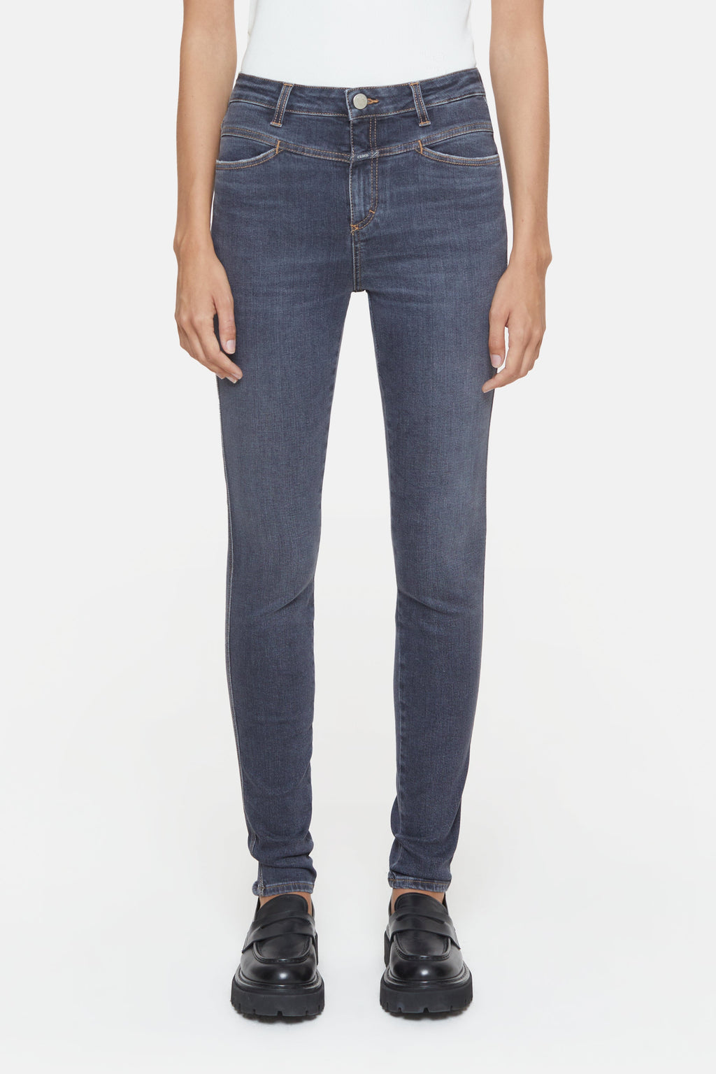 STYLE NAME SKINNY PUSHER LONG JEANS