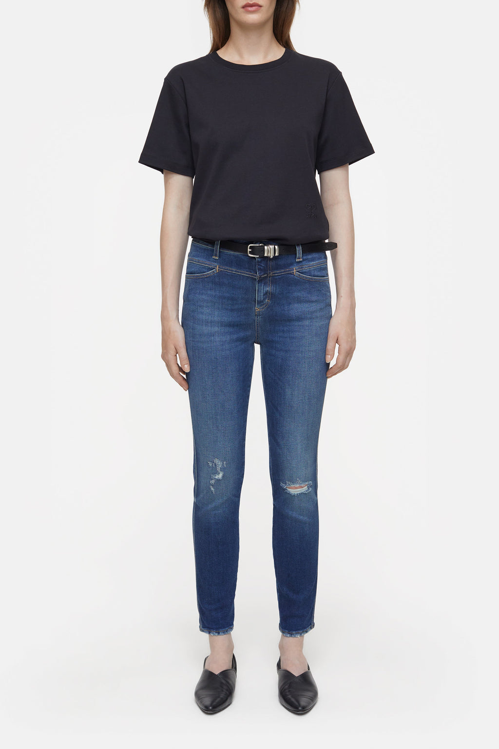 STYLE NAME SKINNY PUSHER JEANS