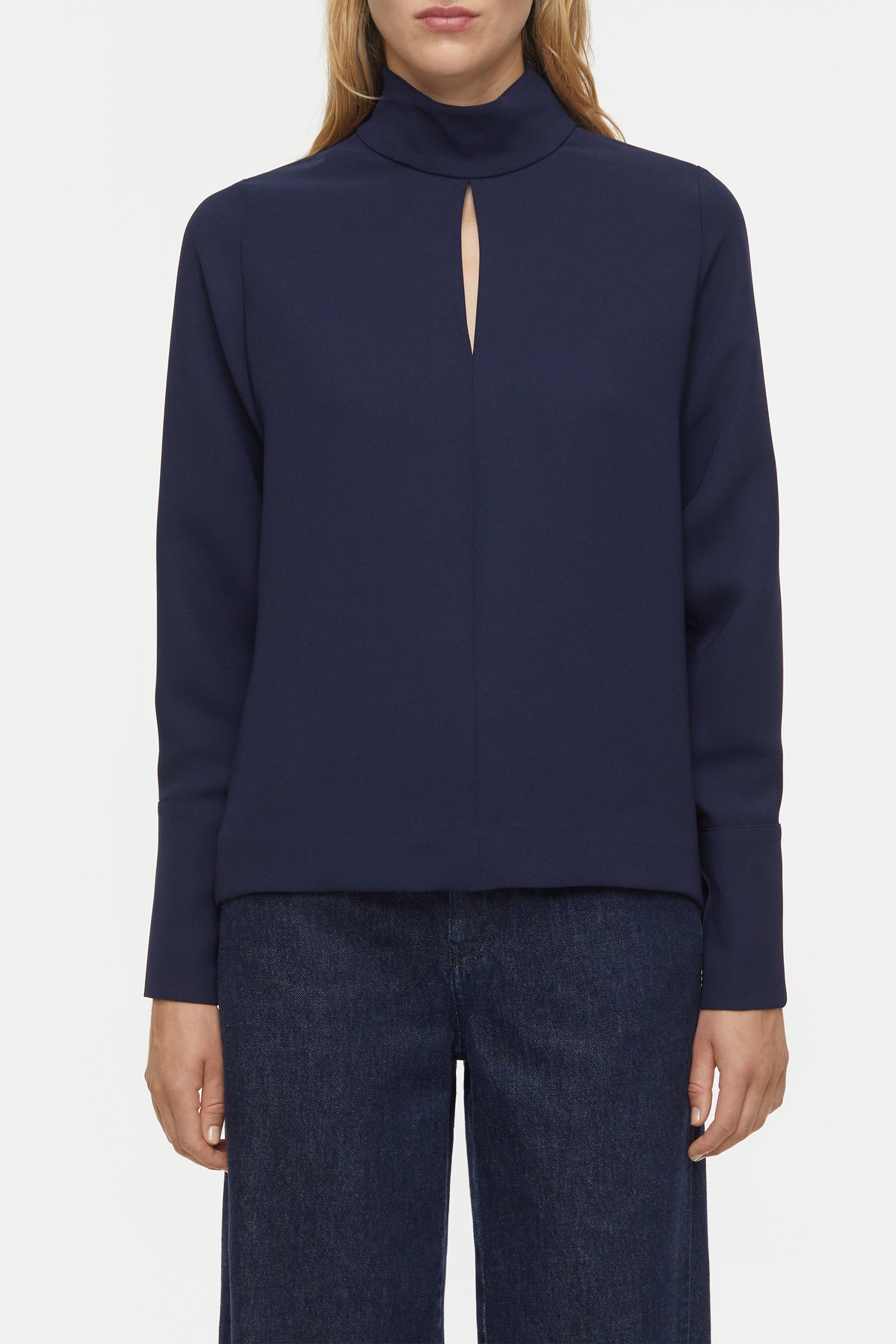 SLIT BLOUSE SHIRTS & BLOUSES