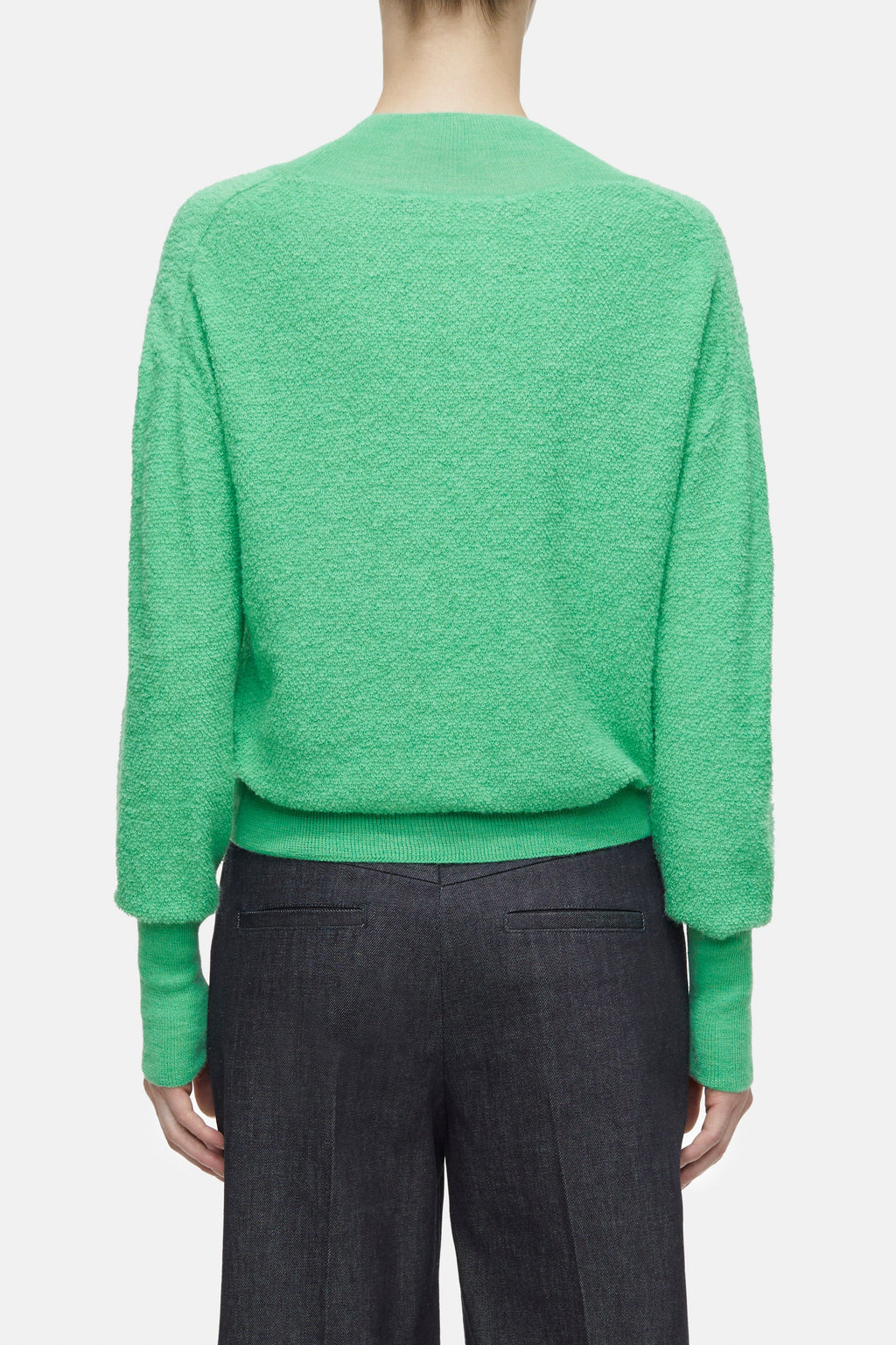 CROPPED MOCK NECK