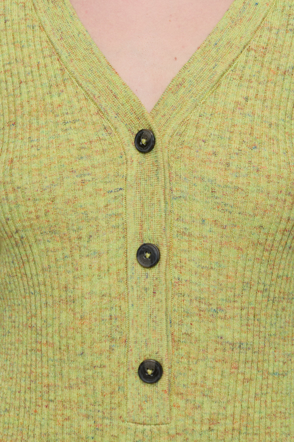 V NECK HENLEY