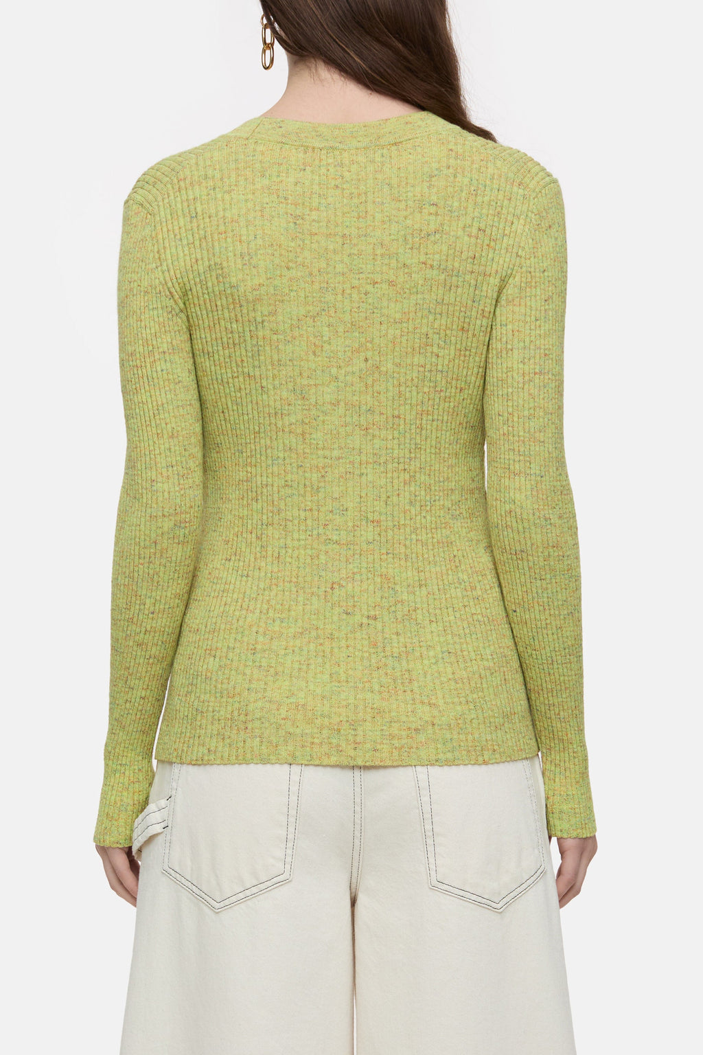 V NECK HENLEY