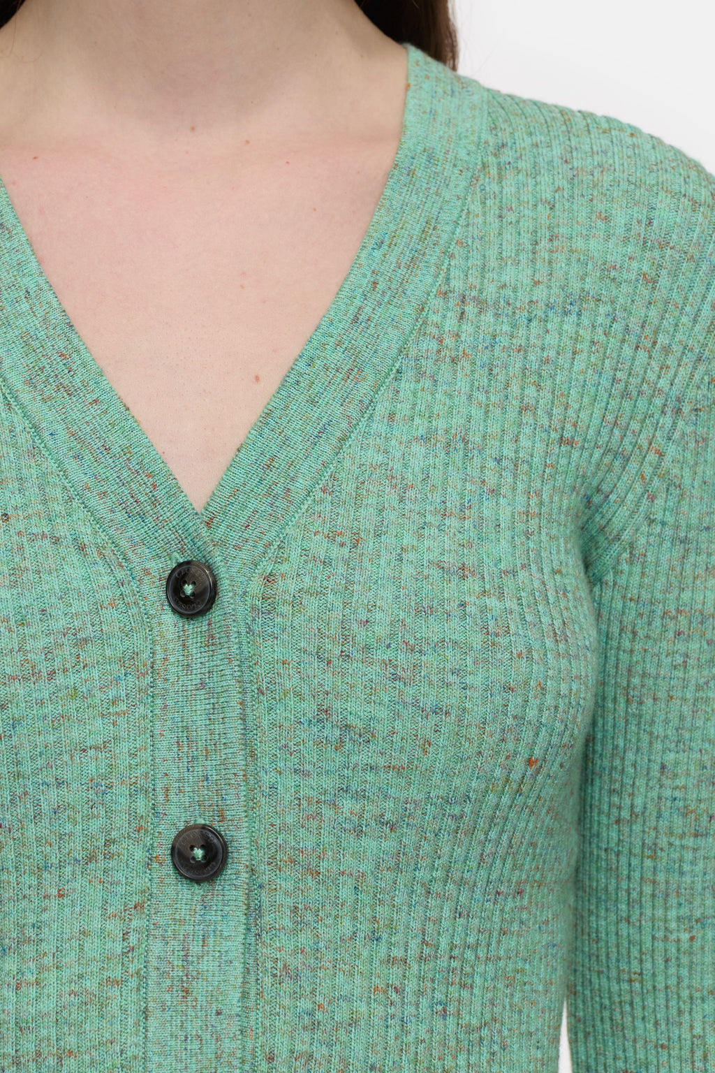 V NECK HENLEY