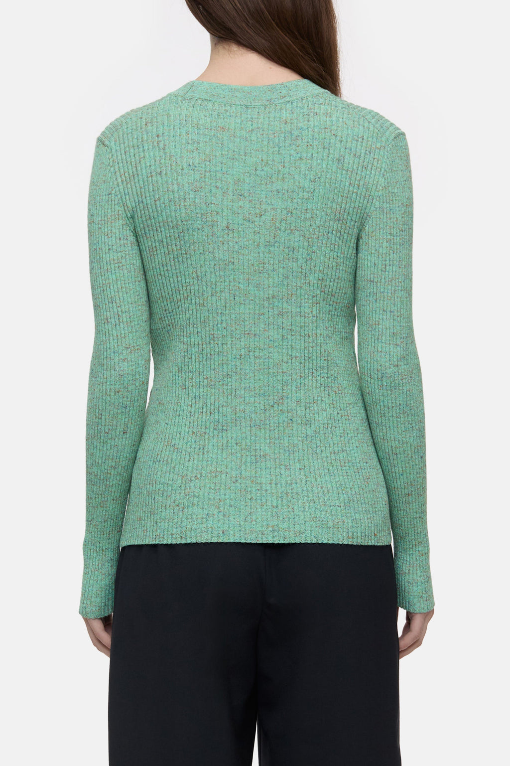 V NECK HENLEY