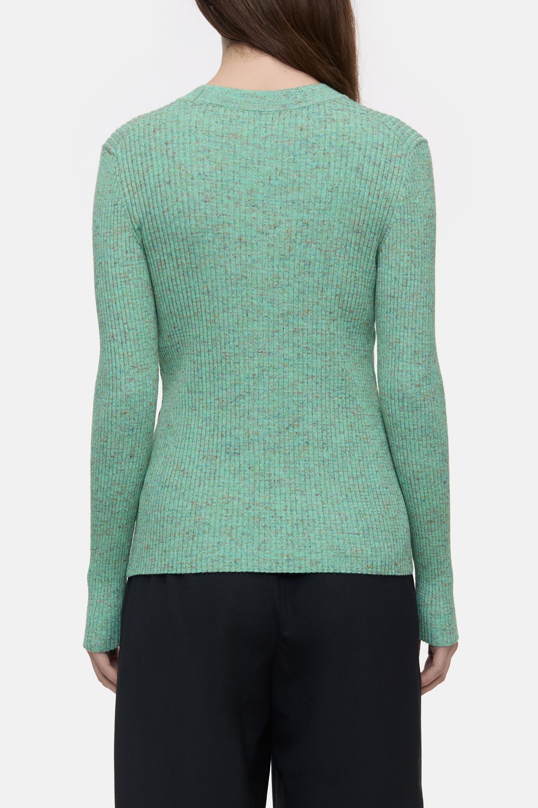V NECK HENLEY