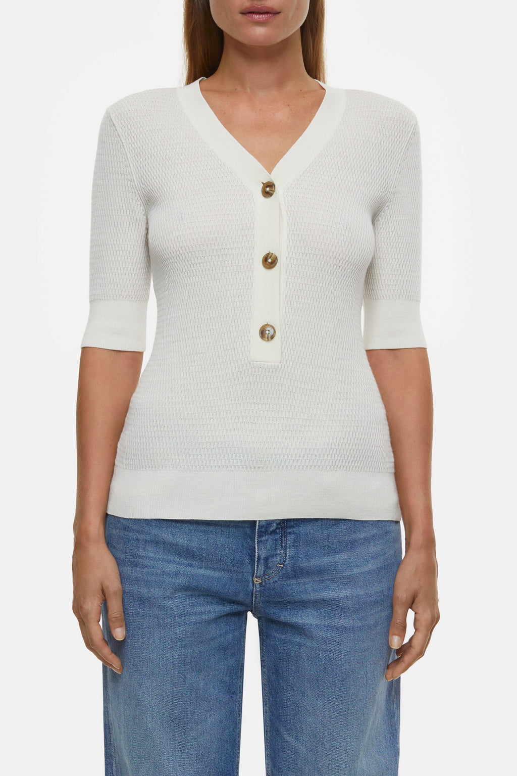 V NECK SHORTSLEEVE