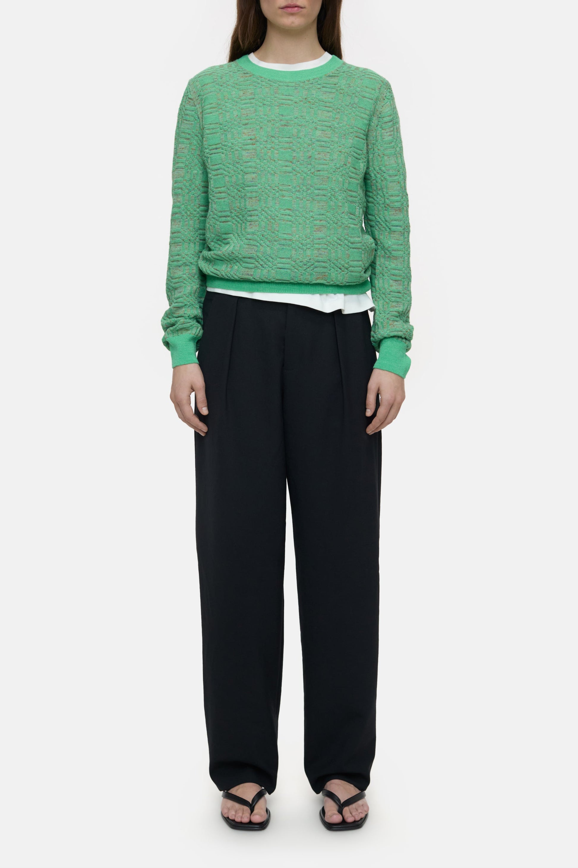 CREW NECK LONG SLEEVE