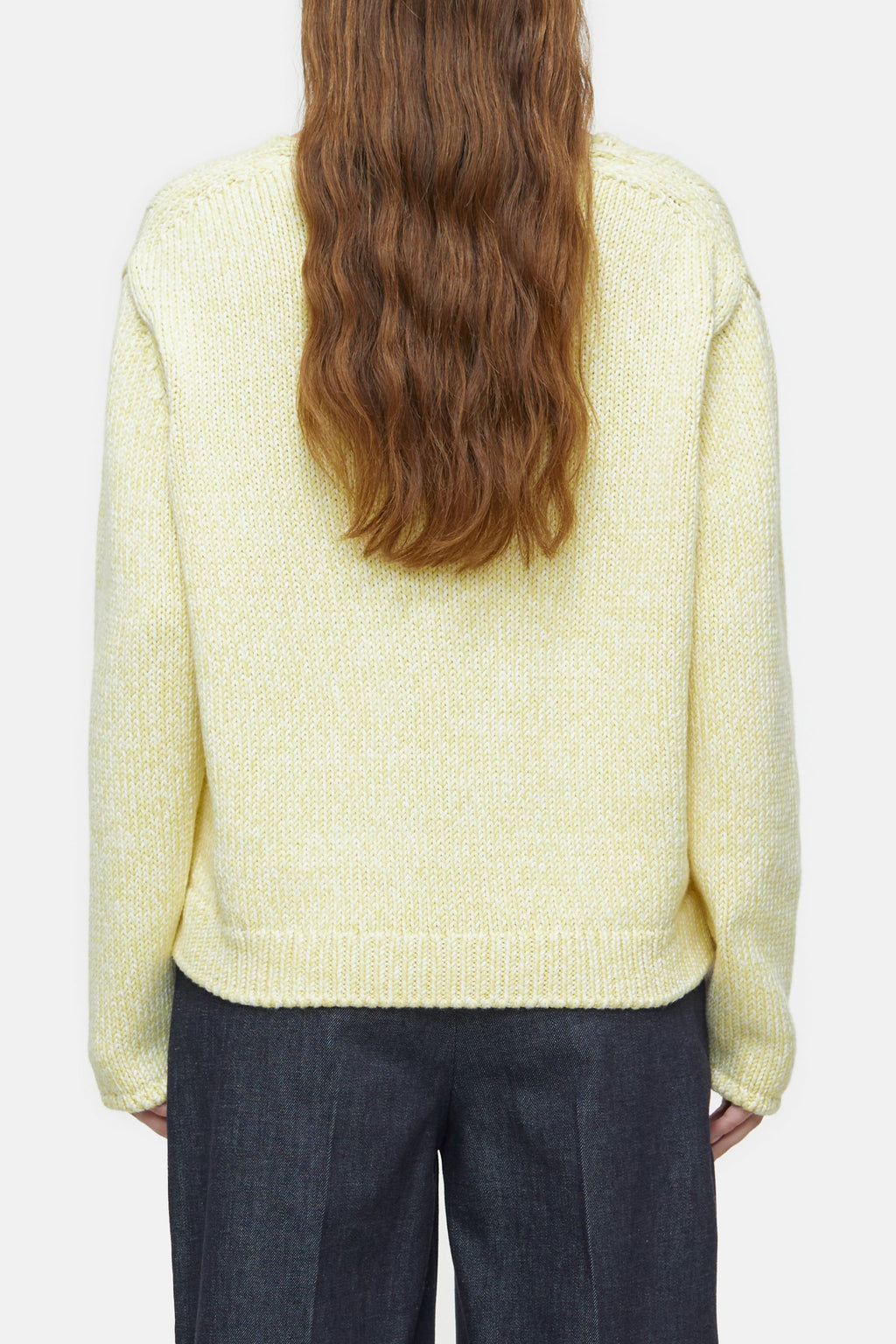 OPEN V NECK LONG SLEEVE