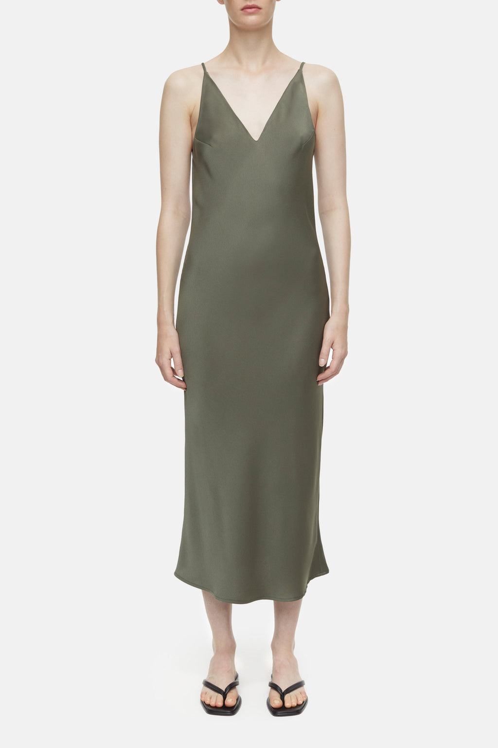 WAISTED SLIP DRESS
