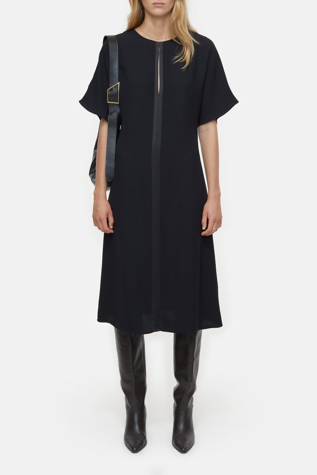 MIDI LENGTH SLEEVE DRESS